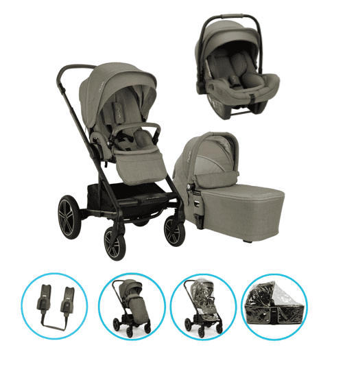 Nuna MIXX next 3in1 Kinderwagen Set Pine inkl. Pipa Next Pine und gratis Zubehör  – Nuna MIXX next 3in1 Kinderwagen Pine inkl. Pipa Next Pine und gratis Zubehör bei babybrands.de kaufen ✓ sicher, einfach & bequem online bestellen ✓